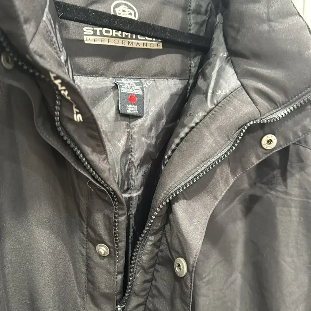 Stormtech US Performance Men’s Black Windbreaker Winter Coat Zip Up Jacket Sz XL